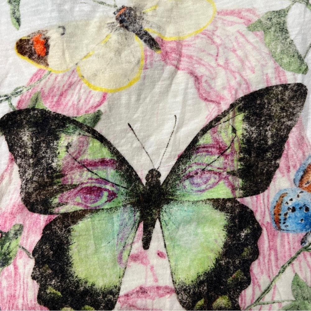NWT MAGNOLIA PEARL Profound Responsibility Butterfly T Tee Shirt NEVER Worn OS - Picture 8 of 13